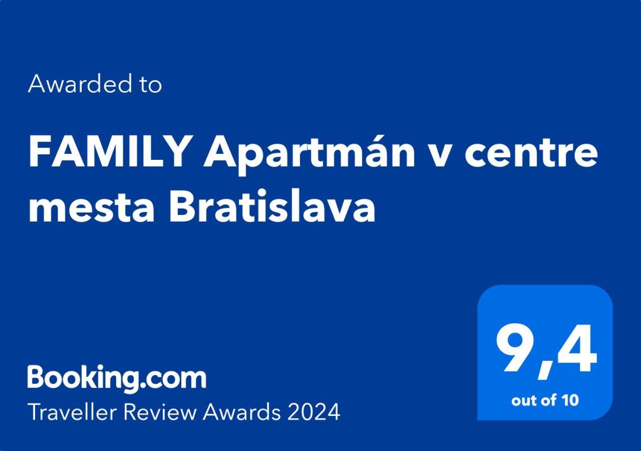 Family Apartman V Centre Mesta Bratislava Apartment Exterior photo